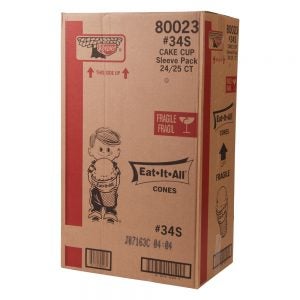 1-600CT MEDIUM CONES SLEEVE PK EAT-IT | Corrugated Box